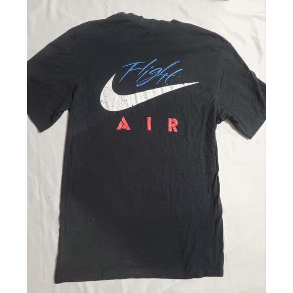 Men's Jordan Flight  Nike Air Logo Spellout Graphic Double Sided Tshirt Size: S - Picture 2 of 6